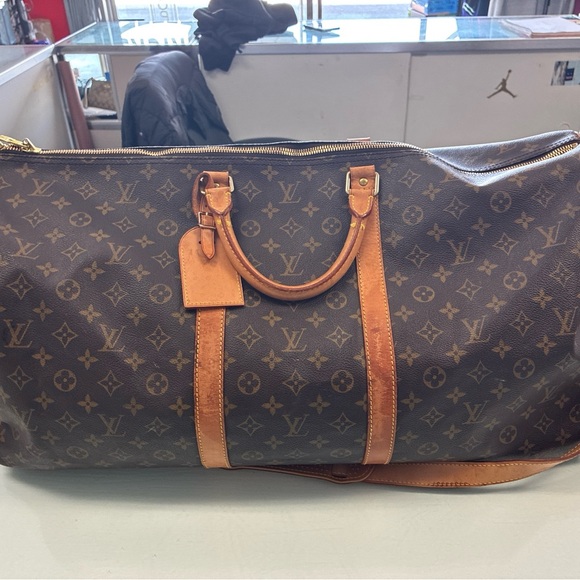 Louis Vuitton Other - Rare Louis Vuitton Monogram Keepall Bandouliere 60 Boston bag M41422 PVC Brown